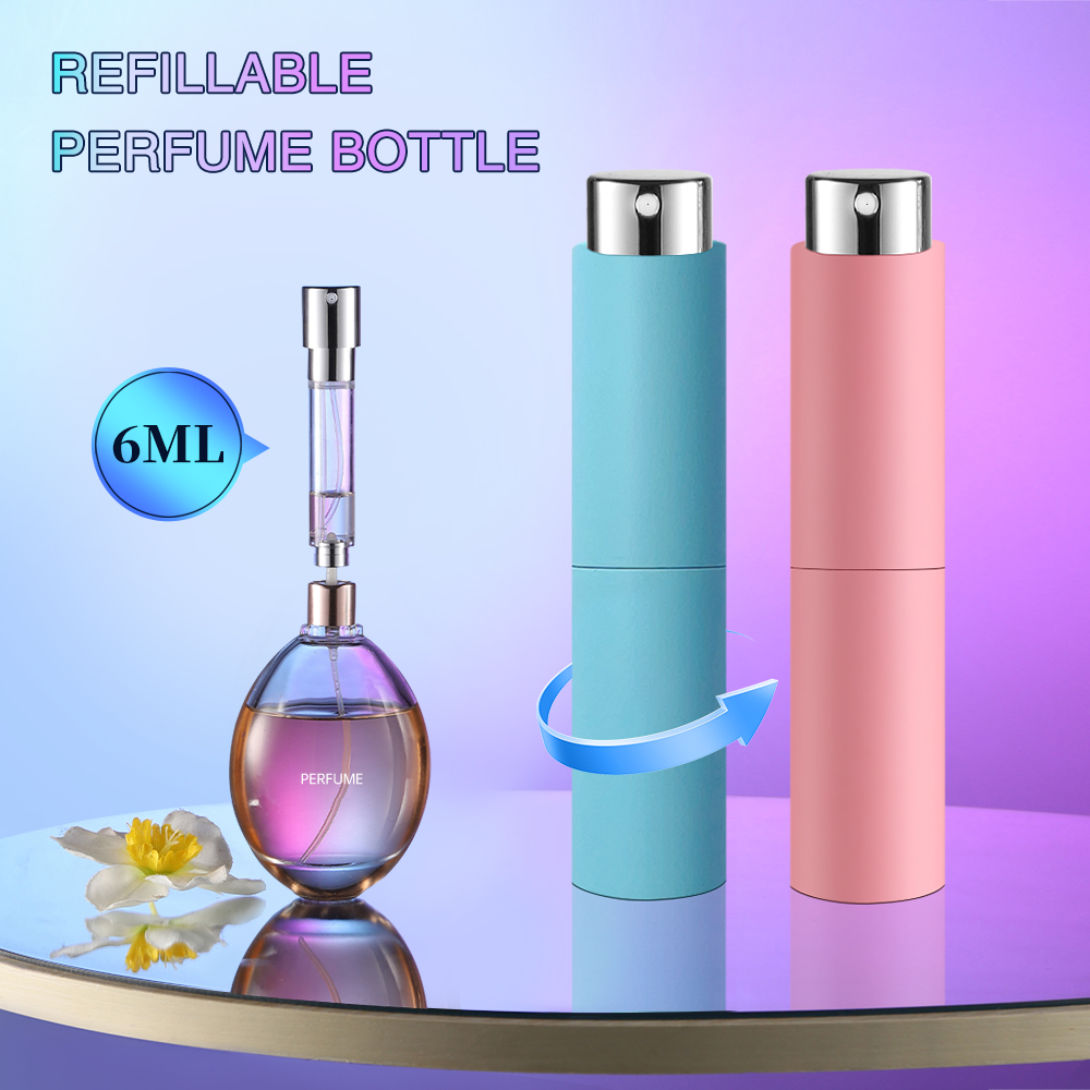 Scent Eliminator Spray - 6 ml rotierender Parfümzerstäuber, tragbar, mit
