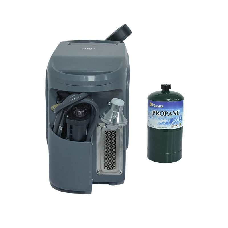Outdoor Hunting Heater - Tragbarer, thermostatischer Dusch-Propan-Wassererhitzer für Camping im