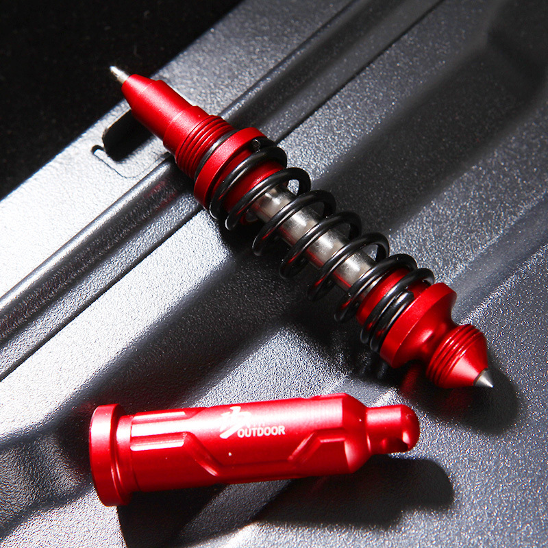 Tactical Pen Tool - Tragbarer taktischer Stift, multifunktionaler EDC-Wolframstahlkopf, gebrochenes