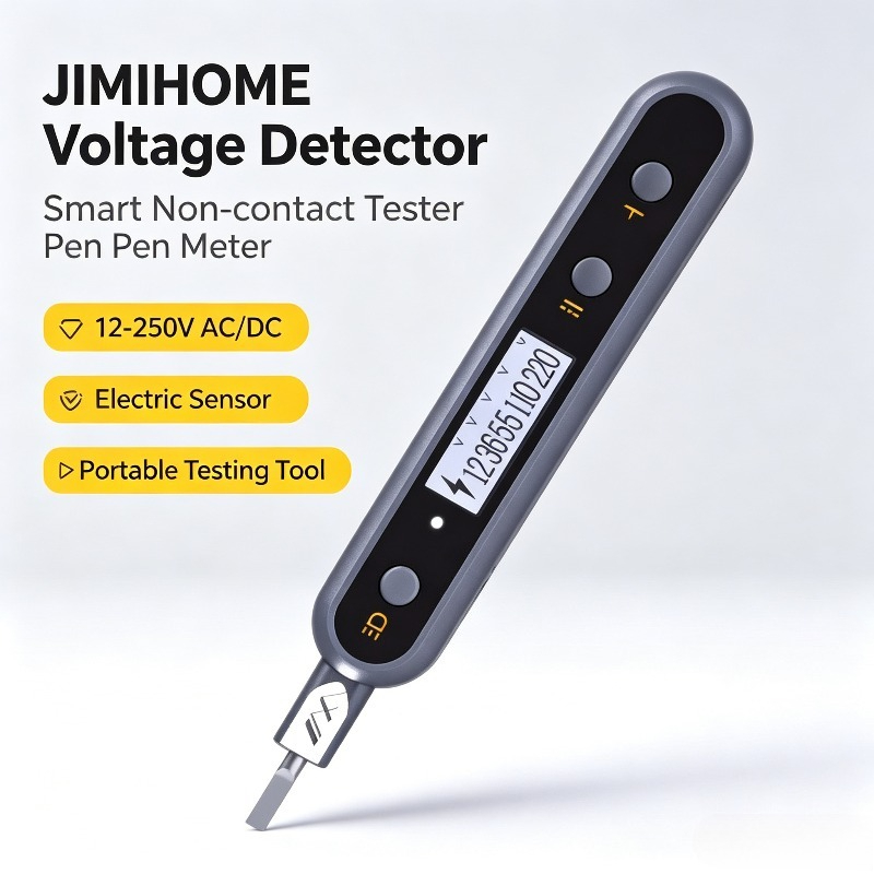 Tactical Pen Tool - JIMIHOME Spannungsdetektor, intelligenter berührungsloser Tester, Stiftmessgerät,