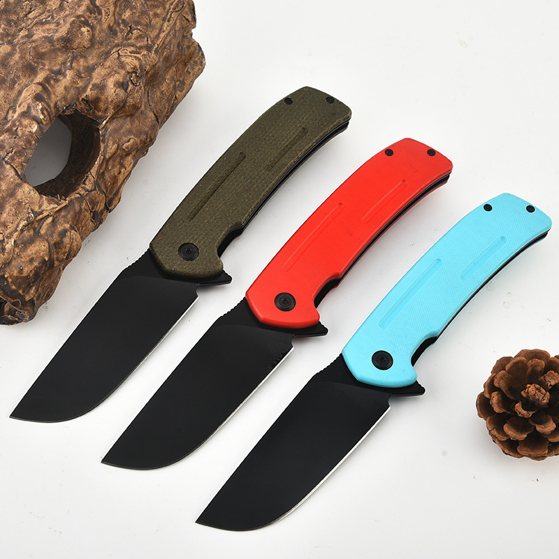 Hunting Camp Outdoor Kitchen - Sitivien ST133 Echtes D2 Taschenklappmesser mit