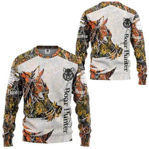 Wildman Hunting & Outdoor Photos - Camouflage Jagd Tier Wildschwein männer T-shirt