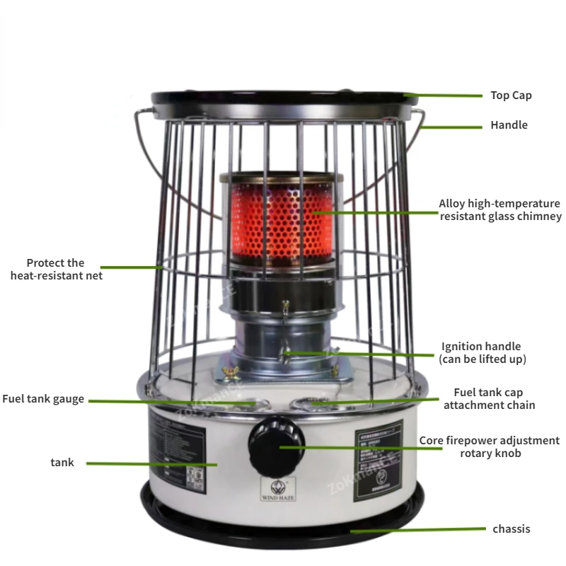 6L Tragbare Kerosin Herd Heizu – Outdoor Hunting Heater Bewertung und Preis