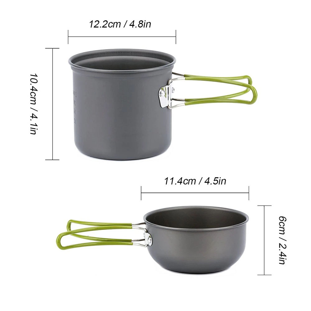 Camping-Kochgeschirr-Set mit H – Outdoor Hunting Kitchen Bewertung und Preis