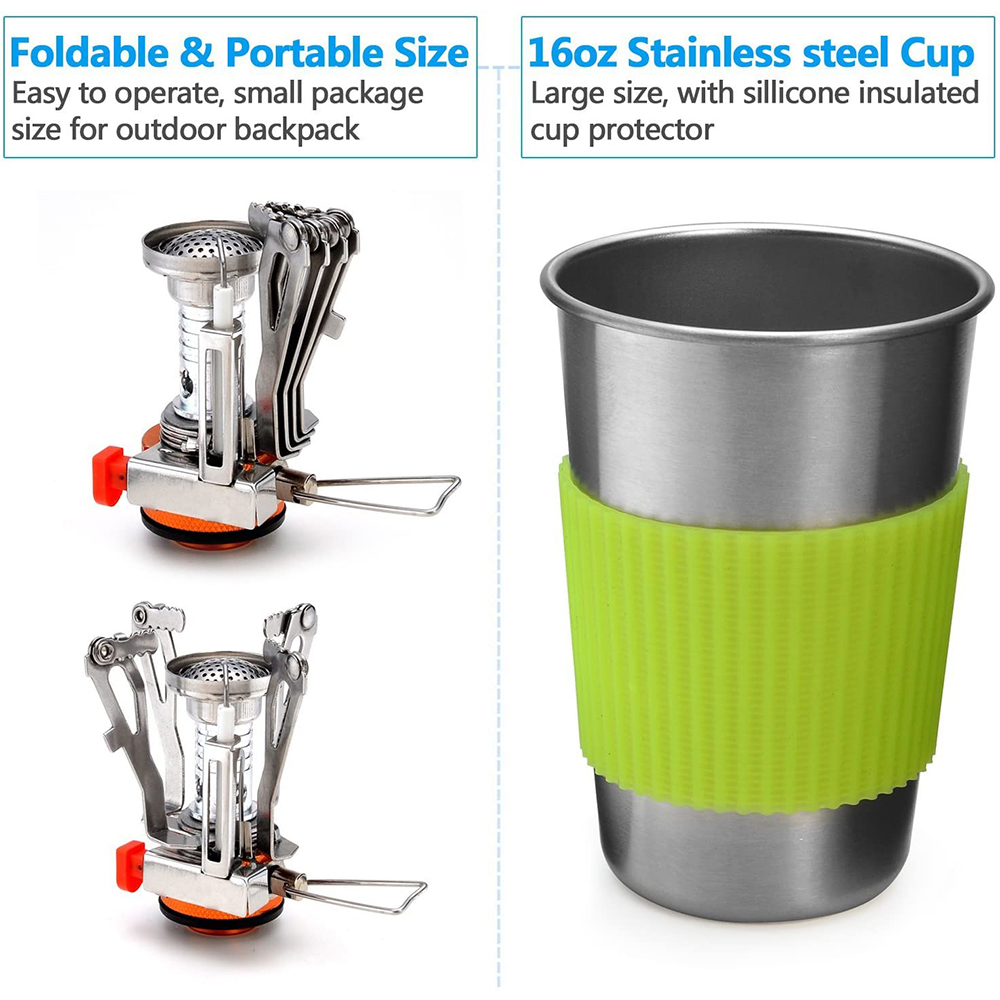 Camping-Kochgeschirr-Set mit H – Outdoor Hunting Kitchen Bewertung und Preis