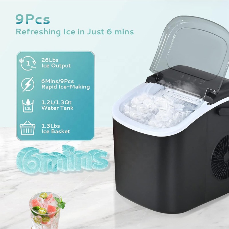Tragbare Tisch-Eiswürfelmaschi – Outdoor Hunting Kitchen Bewertung und Preis